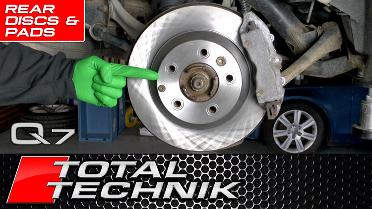 How to Change Rear Brake Discs (Rotors) & Pads - Audi Q7 also Touareg & Cayenne