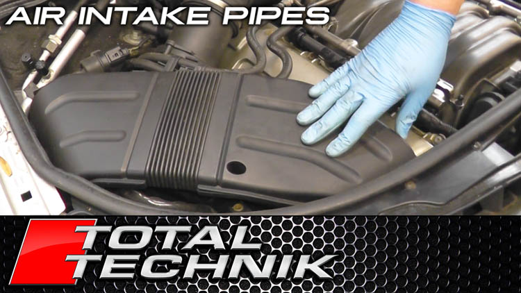 How to Remove Air Intake Pipes - Audi A4 S4 RS4 - B6 B7 - 2001-2008