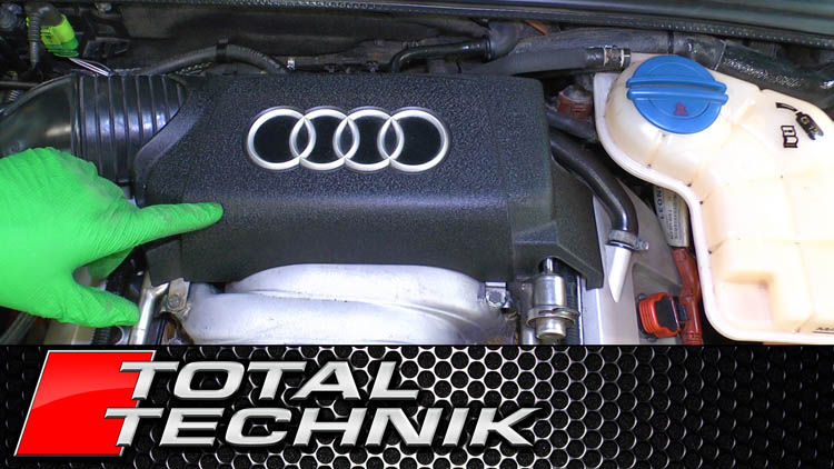 How to Remove Rear Engine Cover (Audi Rings Logo) - Audi A4 S4 RS4 - B6 B7 - 2001-2008