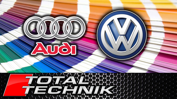 Where to Find Audi VW Volkswagen Paint Colour Color Code - ALL MODELS