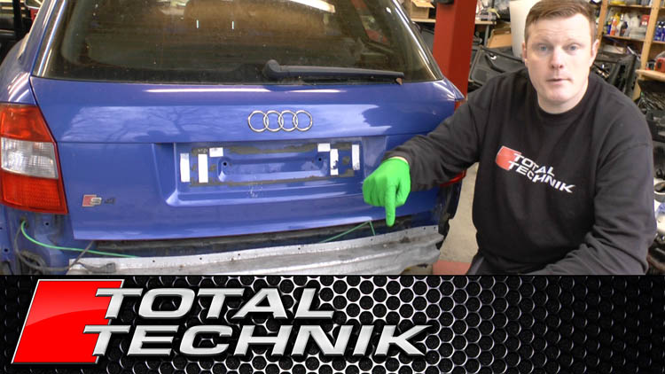 How to Remove Rear Bumper - COMPLETE PROJECT - Audi A4 S4 RS4 - B6 B7