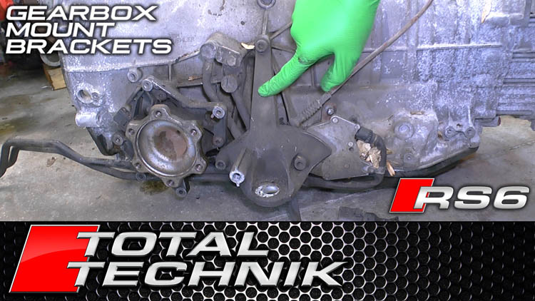 How to Remove Gearbox Mount Brackets - Audi RS6 (C5)